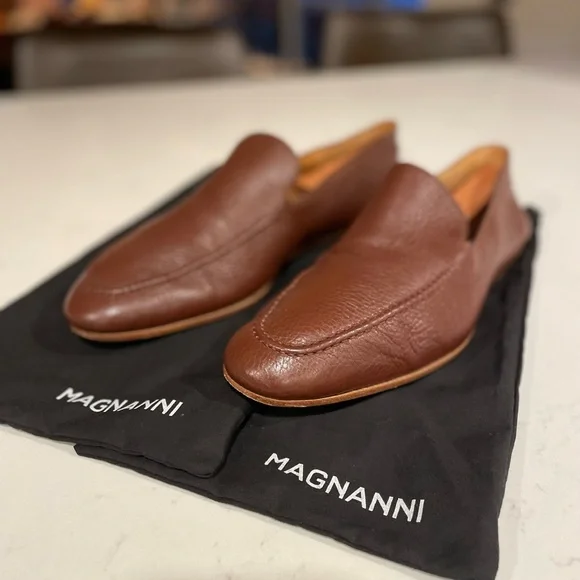 Magnanni Men's Heston Deerskin Leather House Slippers - Picture 8 of 10